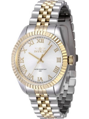 Invicta Specialty Γυναικείο Ρολόι με Ασημί Χρυσό Μεταλλικό Μπρασελέ 47414