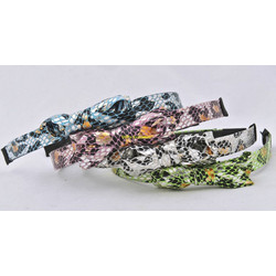 Kostibas 4571-002 Στέκα Μαλλιών Υφασμάτινη Φιόγκος Floral Πολύχρωμη 4τμχ