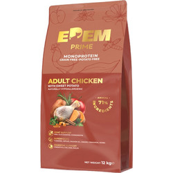 Edem Prime Adult Monoprotein Grain Free with Chicken 14kg