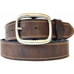 DomLeathers Ανδρική Ζώνη Δερμάτινη Καφέ DL-28QX