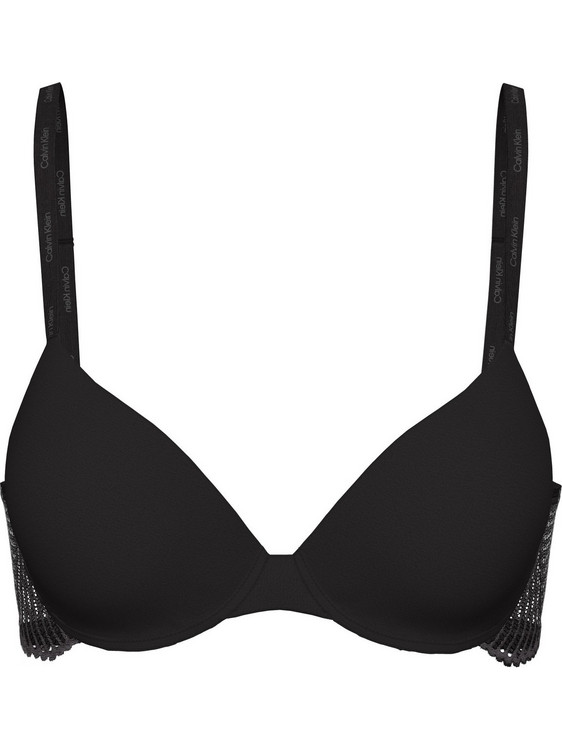 Calvin Klein Σουτιέν Push Up με Μπανέλα Μαύρο LV00QF8966