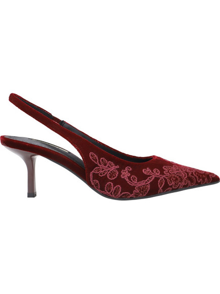 Corina Γόβες Slingback με Τακούνι Στιλέτο Μπορντό M6715
