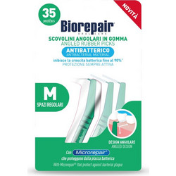 Biorepair Rubber Μεσοδόντιες Οδοντογλυφίδες M Πράσινες 35τμχ