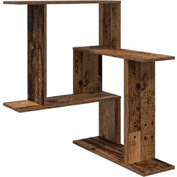 vidaXL Γωνιακή Βιβλιοθήκη Τοίχου 67x67x87cm 8012226