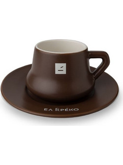 Ελ Γκρέκο Φλιτζάνι Espresso & Ελληνικού Καφέ Κεραμικό Καφέ 80ml 10-05175