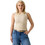 Guess Γυναικείο Καλοκαιρινό Top με Στρας Μπεζ W6GP14K2940-F1CY