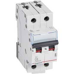 Μικροαυτόματος LEGRAND 2P 6kA C6A TX3 3414970389008