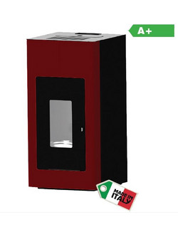 Eva calor Ilaria 18 Red Σόμπα Pellet Καλοριφέρ 18kW