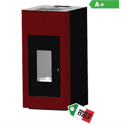 Eva calor Ilaria 18 Red Σόμπα Pellet Καλοριφέρ 18kW