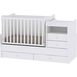 Lorelli Combo Πολυμορφική Κούνια για Στρώμα 62x110cm White