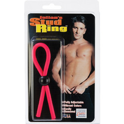 CalExotics Julian's Stud Ring Ρυθμιζόμενο Ελαστικό Δαχτυλίδι Πέους & Όρχεων Σιλικόνης Ροζ