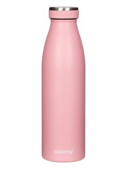 Sistema Stainless Steel Bottle 500ml (Pink) - 550