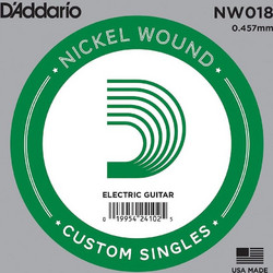 D'Addario NW018 Χορδή Ηλεκτρικής Κιθάρας Nickel Plated Steel 18"