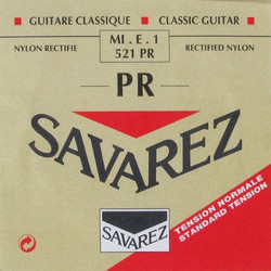 Savarez 521PR Rectified PR Χορδή Κλασικής Κιθάρας E1 Nylon Normal Tension