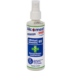 Alcofarm Alcomed Sept Καθαρό Οινόπνευμα 95° Spray 95ml