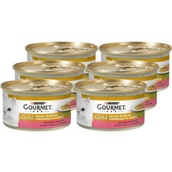 Purina Gourmet Gold Adult with Trout & Vegetables in Gravy 6x85gr