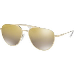 Prada 50US ZVN6O0 Ανδρικά Γυαλιά Ηλίου Aviator Μεταλλικά Ασημί με Καφέ Polarized Φακό