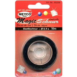 ΚΟΡΔΟΝΙ ΕΛΑΣΤΙΚΟ ΜΑΥΡΟ 0.6mm Χ 10m MEYCO (65257)