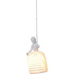 Home Lighting Handan Κρεμαστό Φωτιστικό Οροφής Μονόφωτο Λευκό 77-3631