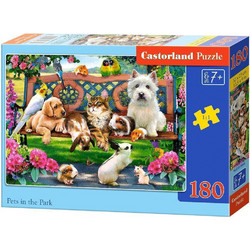 Παιδικό Puzzle Castorland Pets In The Park 180 Κομμάτια
