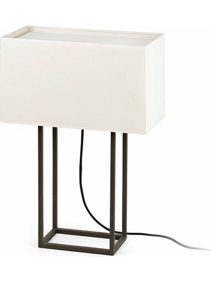 Faro Barcelona 29985 Πορτατίφ Ε27 Λευκό Μαύρο Π40xΥ60cm