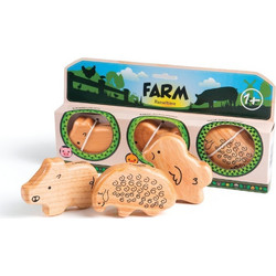CAMPANILLA PERCUSSION ΣΕΤ ANIMAL SHAKERS 3-ΤΕΜΆΧΙΑ Farm Set 3 κομμάτια