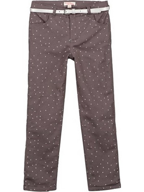 Παιδικό Παντελόνι για Κορίτσια Grey Polka Dots ΣΚΟΥΡΟ ΓΚΡΙ