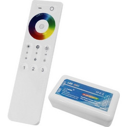 Ασύρματος LED RGB Controller με Χειριστήριο Αφής 2.4G RF για Ένα Group 12v (144w) - 24v (288w) DC GloboStar 04042