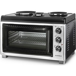 Luxell LX-13677 Ηλεκτρικό Φουρνάκι 40lt με 3 Εστίες