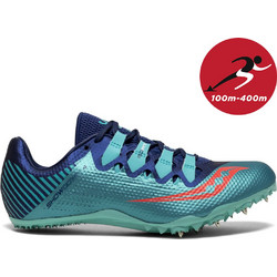 Saucony Showdown 4 Γυναικεία Αθλητικά Παπούτσια Spikes Στίβου Πετρόλ S19033-4