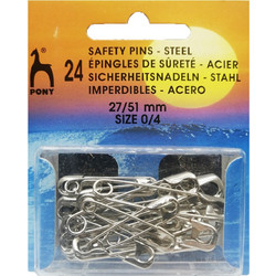 Παραμάνες Ασημί Size 0-4 27/51mm 24 τεμάχια