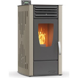 Thermiki Aero 10 Beige Σόμπα Pellet Αερόθερμη 10kW