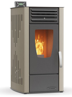 Thermiki Aero 10 Beige Σόμπα Pellet Αερόθερμη 10kW
