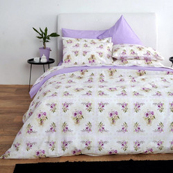SB Home Σετ Σεντόνια Μονά Βαμβακερά 170x260 Fleur