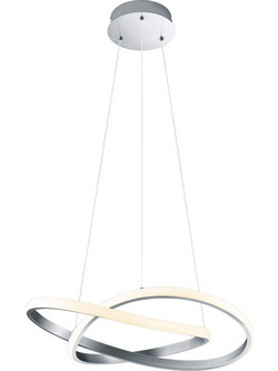 Trio Lighting Course Κρεμαστό Φωτιστικό Οροφής LED με Φυσικό Λευκό Φως Λευκό Φ60cm R32051107