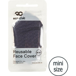 Eco Chic Mini Face Cover Black Disrupted Cubes M106 1τμχ