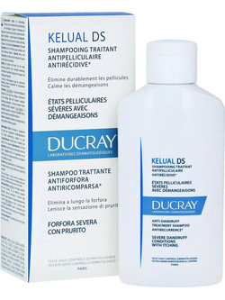 Ducray Kelual Ds Bottle Σαμπουάν κατά της Πιτυρίδας & της Σμηγματορροϊκής Δερματίτιδας για Λιπαρά Μαλλιά 100ml