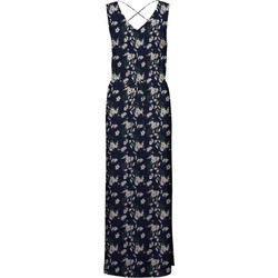 Vero Moda Maggie Maxi Καλοκαιρινό Καθημερινό Φόρεμα Floral Navy Μπλε 10245166