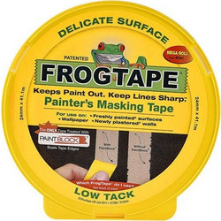 Χαρτοταινία FROGTAPE Κίτρινη με PaintBlock(R) Delicate Surface Painting 41m x 24mm