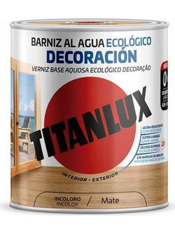 Titan Barniz al Agua Ecologico Decoracion Βερνίκι Ματ 0.75lt