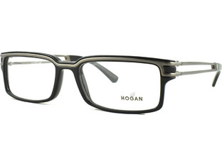 Hogan 5006 001 Ανδρικός Σκελετός Γυαλιών Οράσεως Κοκάλινος Μεταλλικός Ασημί Μαύρος
