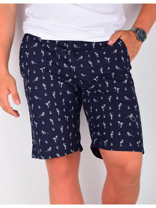 Solid Ανδρική Βερμούδα Chino Navy Μπλε 6153205