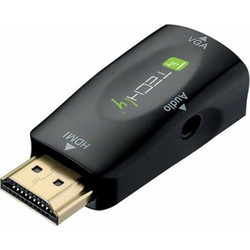 Techly HDMI σε VGA με Audio Μετατροπέας - (IDATA HDMI-VGA2MABT)