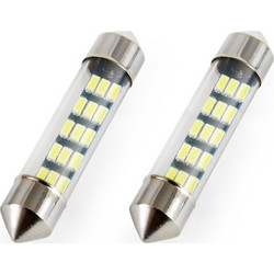 AMiO C5W LED 39mm 12V 0,6W 2τμχ