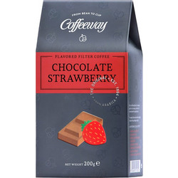 Coffeeway Chocolate Strawberry Καφές Φίλτρου Arabica Αλεσμένος με Άρωμα Φράουλα 200gr