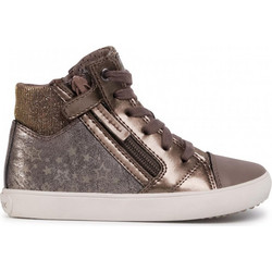 Geox Gisli Παιδικά Sneakers Μποτάκια Χρυσά J024ND054PVC9006