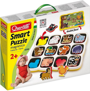 Παιδικό Puzzle Quercetti Μαγνητικό Φάρμα 12 Κομμάτια