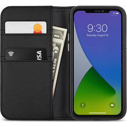 Moshi Overture With Detachable Magnetic Wallet Jet Black (iPhone 12 Pro Max)