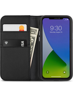 Moshi Overture With Detachable Magnetic Wallet Jet Black (iPhone 12 Pro Max)