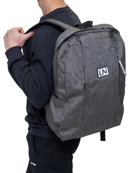 Li Ning BACKPACK - ΓΚΡΙ